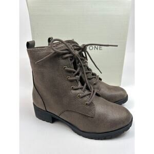 Sun‎ + Stone Frankie Brown Combat Boots Size 13